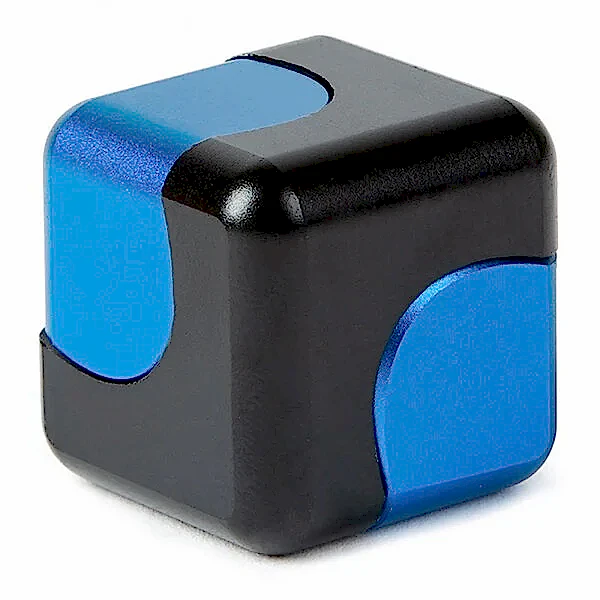 bopster Fidget Spinner Cube - Black & Blue