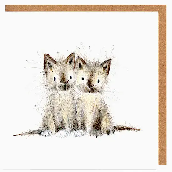 ‘Theo And Cleo’ Card By Catherine Rayner