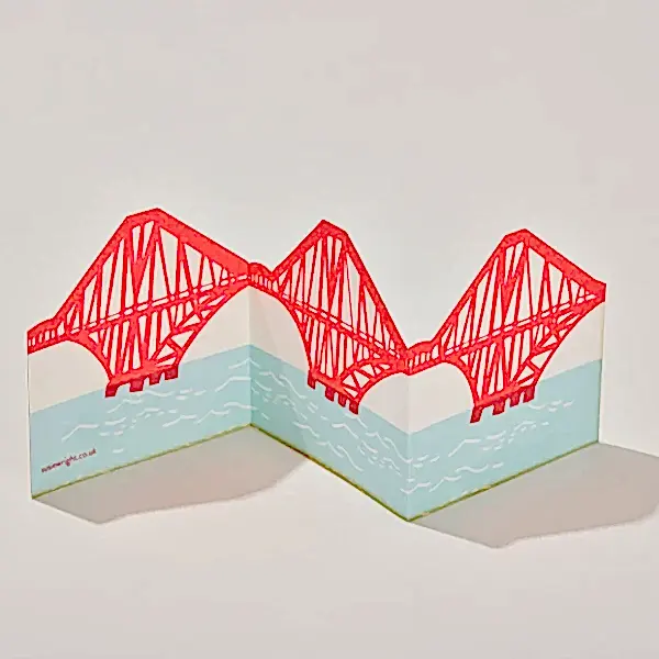 Forth Rail Bridge Fold Out Card