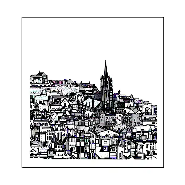 Edinburgh City Digital Print