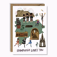 Edinburgh Loves You Card