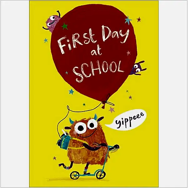 First Day at School Monster Card