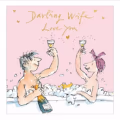 Darling Wife Birthday Card