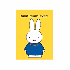 Miffy Best Mum Ever Card