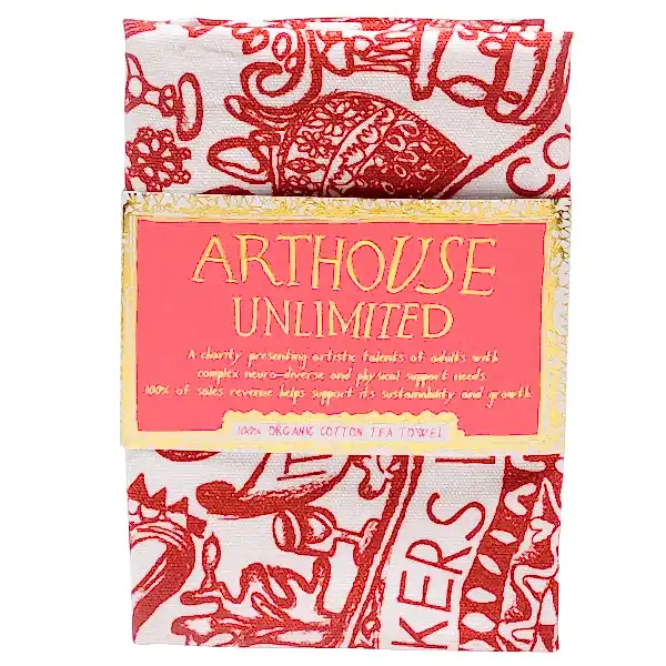 Love is in the Air Organic Cotton Tea Towel