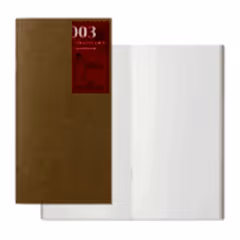 Traveler’s Notebook Refill Blank Notebook 003