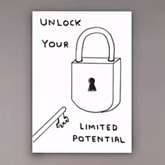 Unlock Your Limited Potential A5 Lined Notebook