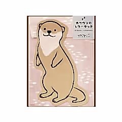 Midori Letter Set Die-Cut Otter