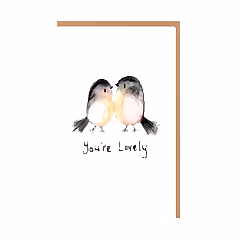 You're Lovely Bob and Bobetta Mini Card