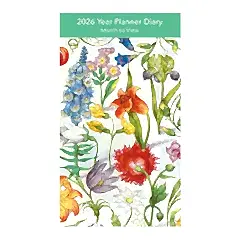 Floral Manuscript 2026 Planner