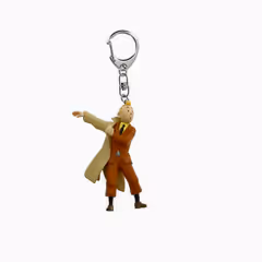 Tintin Trenchcoat Keyring Figure