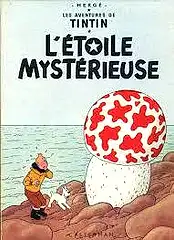 L'Etoile Mysterieuse Tintin Postcard