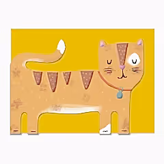 Ginger Cat Card