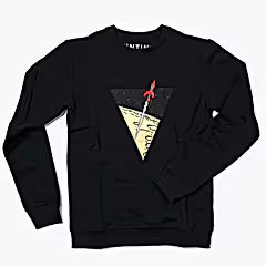 Tintin Rocket Sweatshirt Black