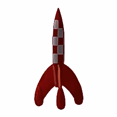Rocket Figure 8cm Tintin
