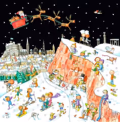 A View of Salisbury Crags Pack of 6 Christmas Cards