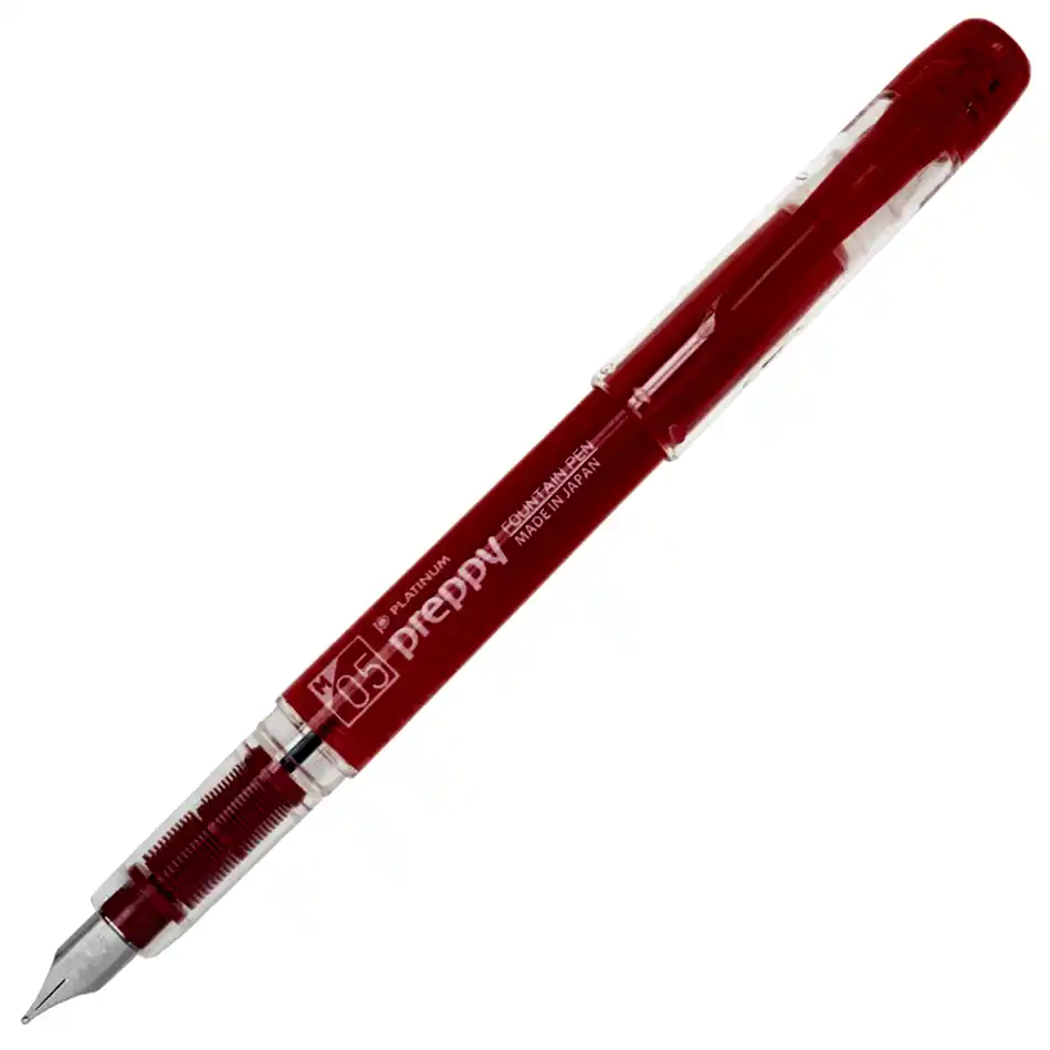Preppy Fountain Pen 0.5mm Medium Red