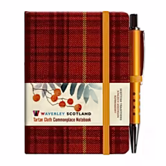 Mini Tartan Notebook with Pen - Rowanberry