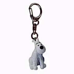 Snowy Sitting Keyring