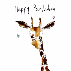 Abigail Happy Birthday Card by Catherine Rayner