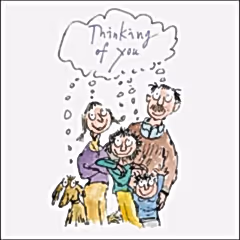 Thinking of You Quentin Blake Card