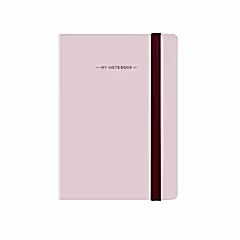 Small Baby Pink Squared Notebook