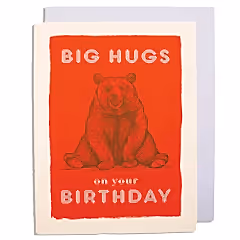 Happy Birthday Big Hugs Card