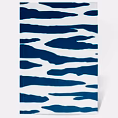 Paper Tiger Aqua Blue A6 Lined Notebook