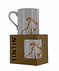 Snowy Yellow Line Mug