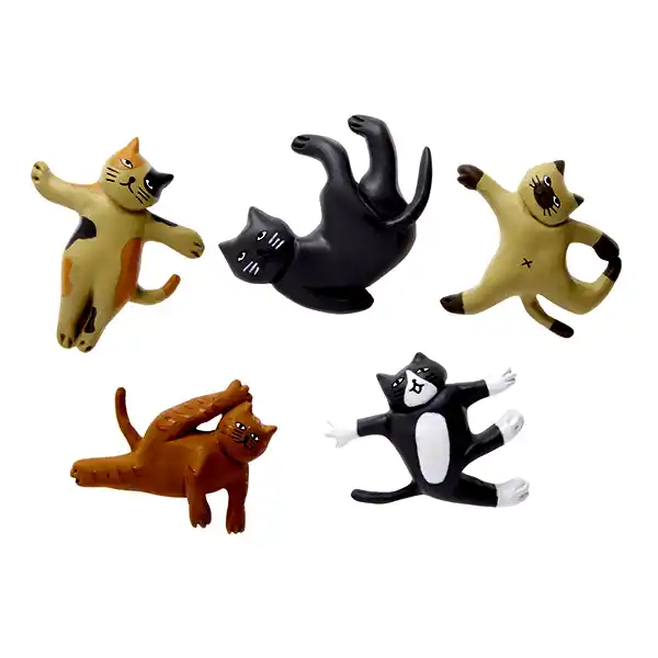 Cat Yoga Magnets