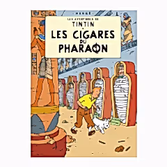 Les Cigares du Pharaon Tintin Postcard