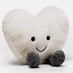 Jellycat Amuseables Cream Heart Small