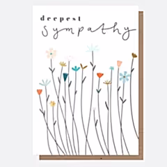 Deepest Sympathy Floral Card