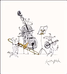Playing The Cello Quentin Blake Card