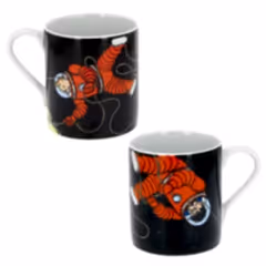 Tintin and Haddock Moon Mug