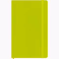 Moleskine Large Ruled Soft Notebook Lemon Green