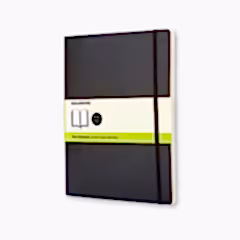 Moleskine XL Plain Soft Cover Notebook Black