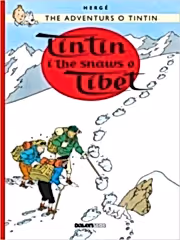 The Adventurs O Tintin: The Snaws O Tibet Softcover Book (Scots)