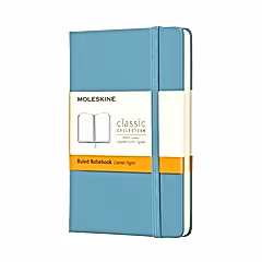 Moleskine Pocket Hardcover Ruled Notebook Reef Blue