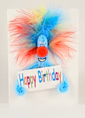 Puffy Happy Birthday Sign Card