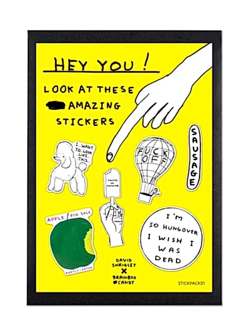 Hey You! Look At These Amazing Stickers Sticker Set