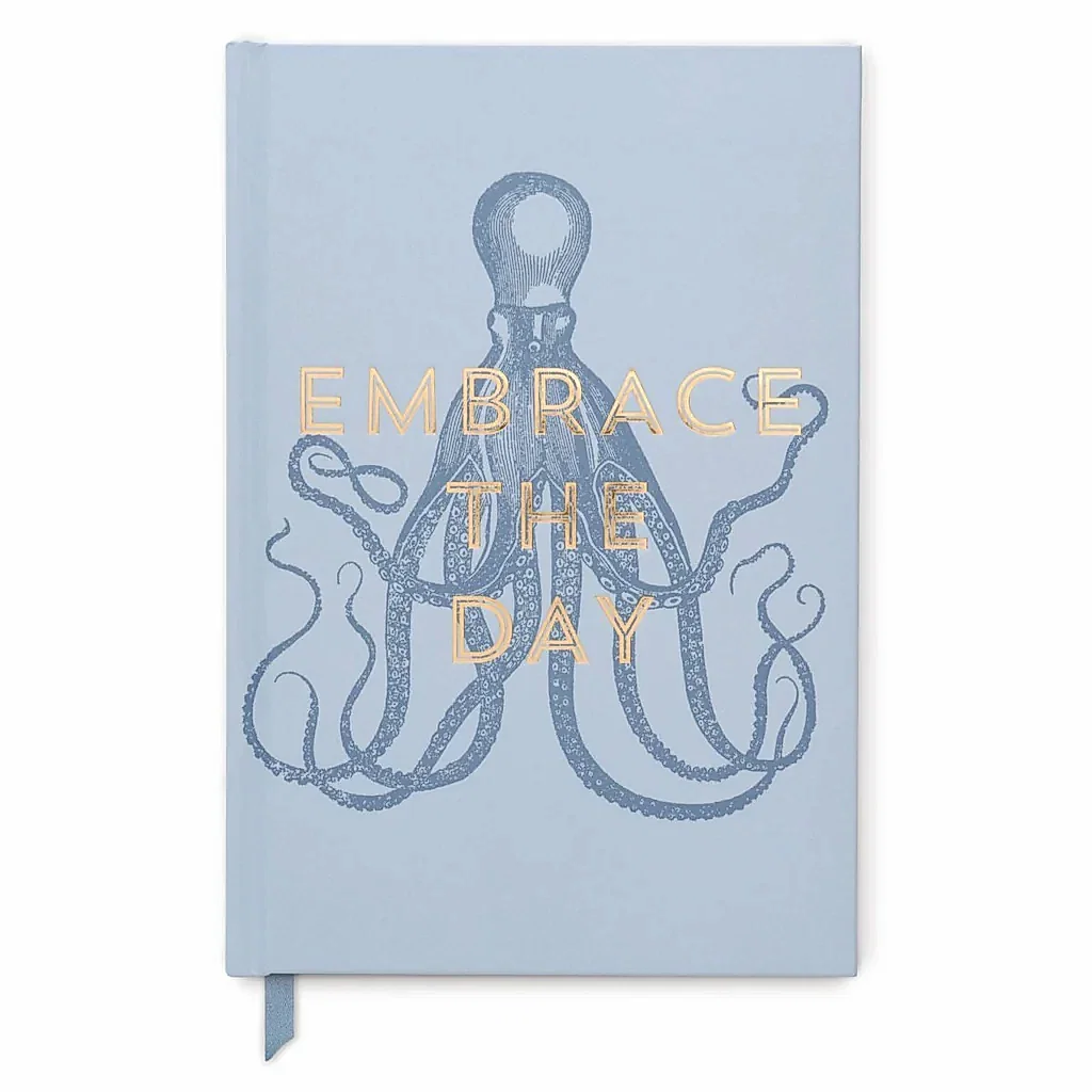 Embrace The Day Hard Cover Vintage Journal