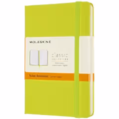 Moleskine Large Hardback Ruled Notebook Lemon Green