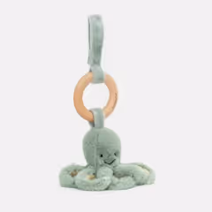 Jellycat Odyssey Octopus Wooden Ring Toy