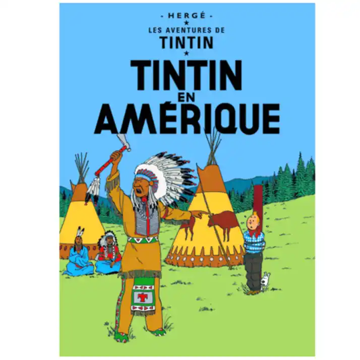 Tintin in America Poster