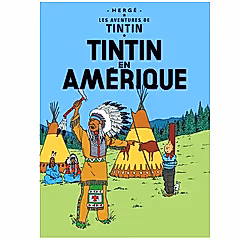 Tintin in America Poster