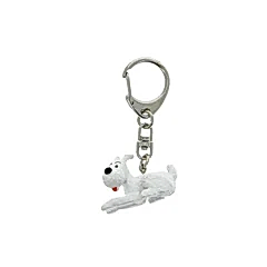 Snowy Lying Down Keyring 4.5cm