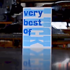 Very Best Of Luck Letterpress Card