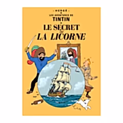 Le Secret de la Licorne Tintin Postcard