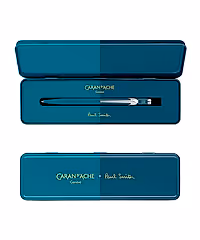 Caran D'Ache Paul Smith Ballpoint Pen Cyan and Steel